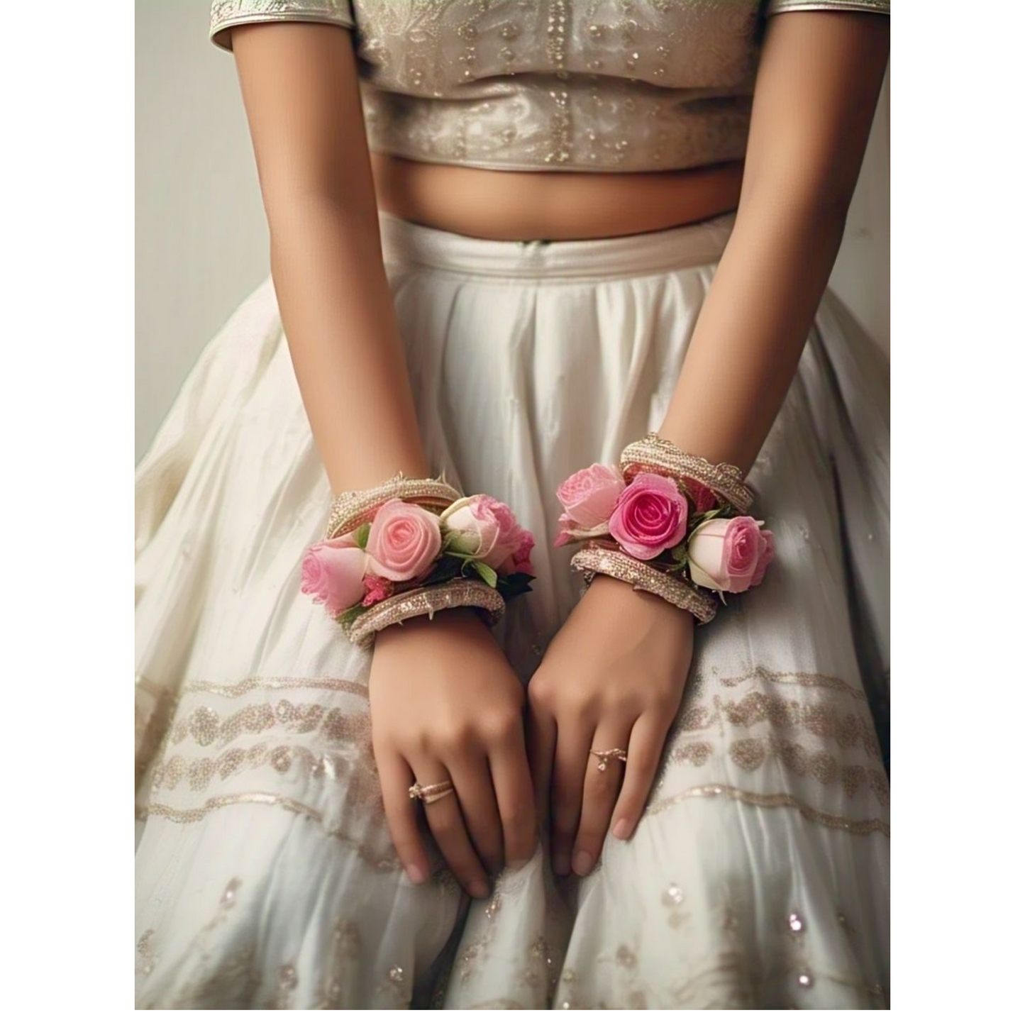Silk Bridal Hand Gajras/Bracelets